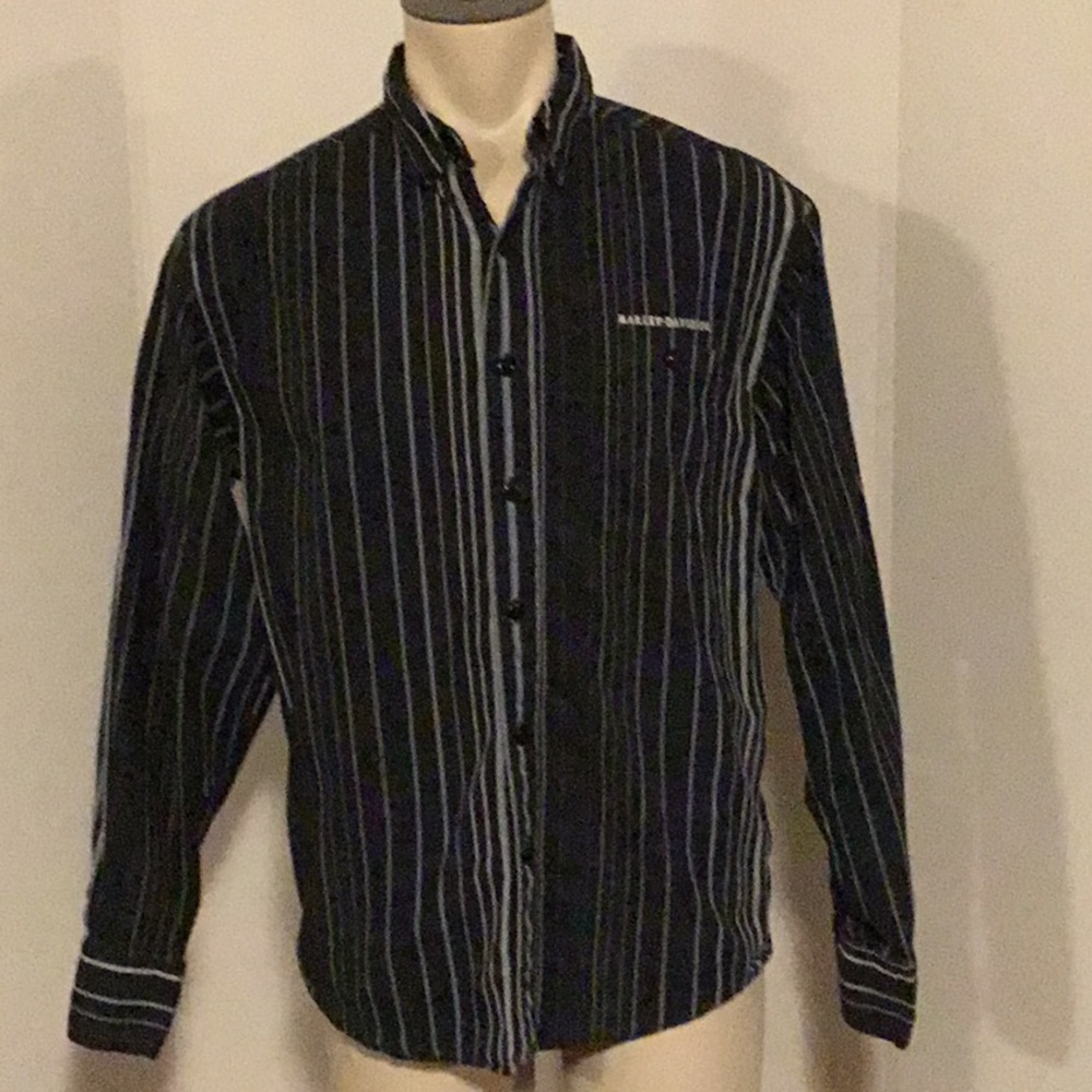 🇨🇦Men’s  Large Long Sleeve Harley Davidson Shirt